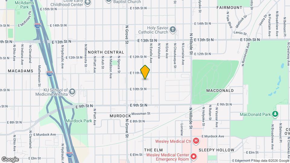 1132 N Green St Map and Location Details