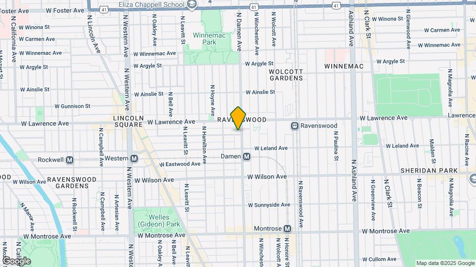 2006 W Giddings St Map and Location Details