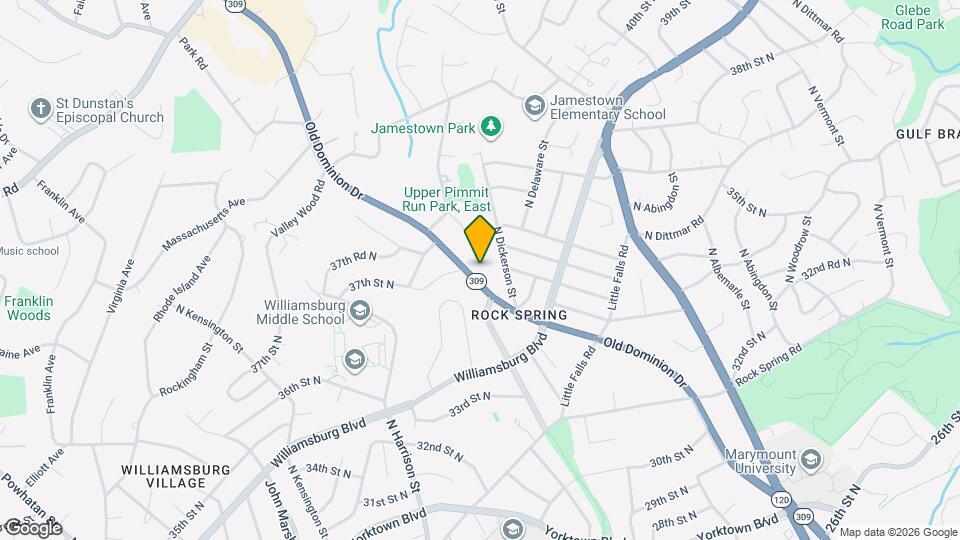 5225 Old Dominion Dr Map and Location Details
