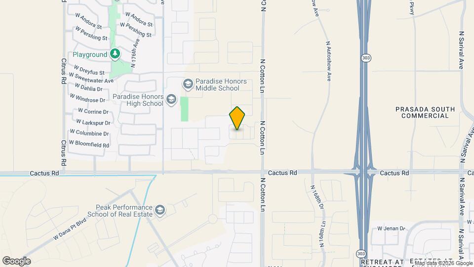 12570 N Cotton Ln Map and Location Details