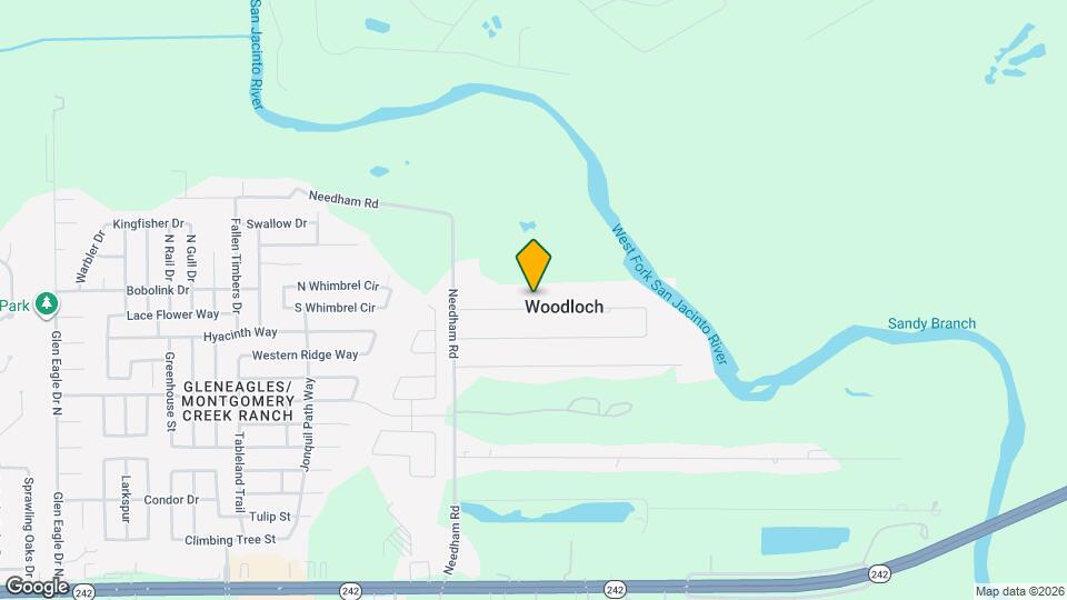 2618 N Woodloch St Map and Location Details