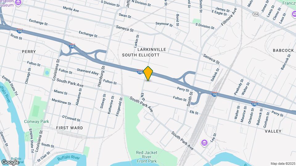 701 Perry St Map and Location Details