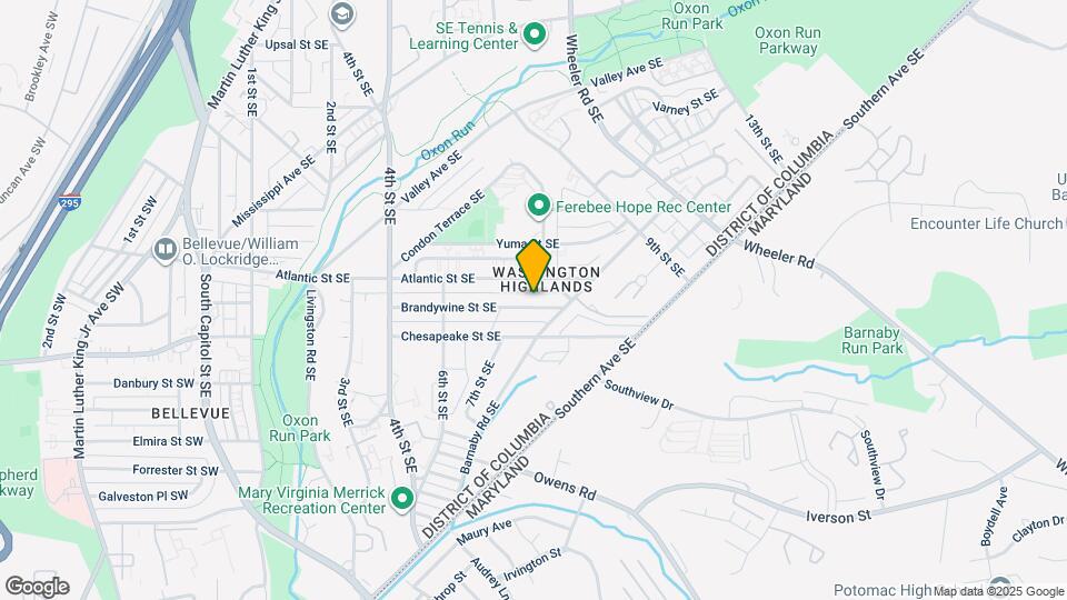 724 Brandywine St SE Map and Location Details