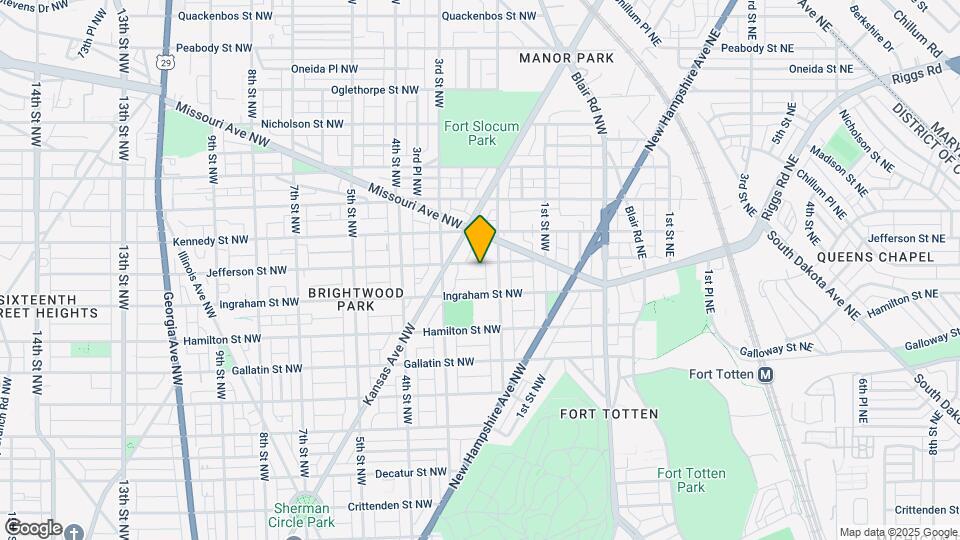 216 Jefferson St NW Map and Location Details
