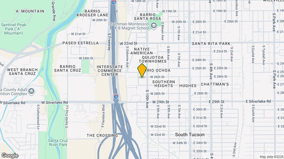 425 W 26th St Mapa y Detalles de la Ubicación