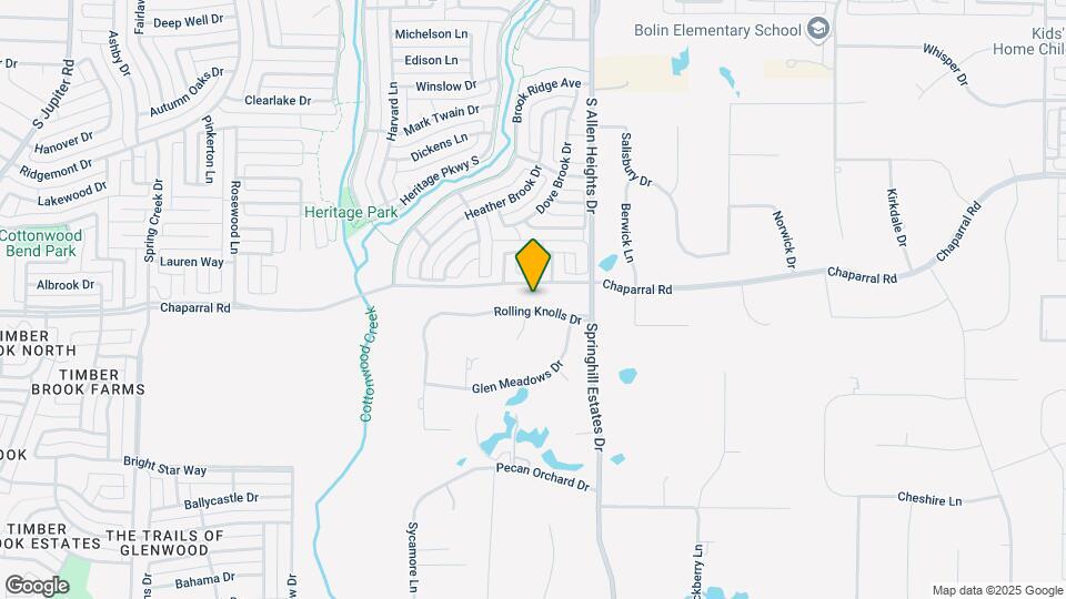 4203 Rolling Knolls Dr Map and Location Details