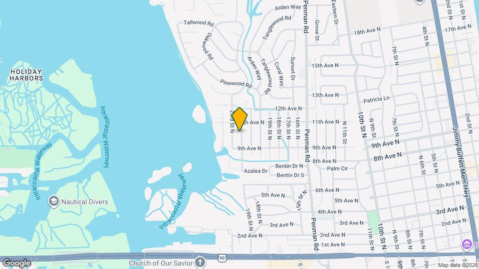 1020 22nd St N Map and Location Details