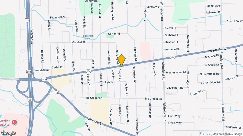 5409 W Alexis Rd Map and Location Details
