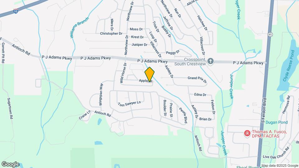 447 Apple Dr Map and Location Details