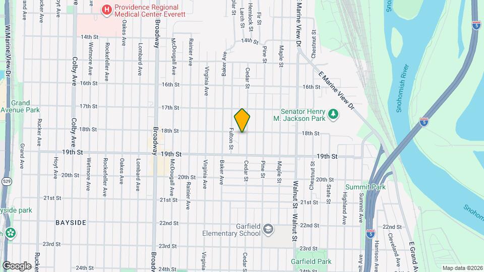 1802 Cedar St Map and Location Details