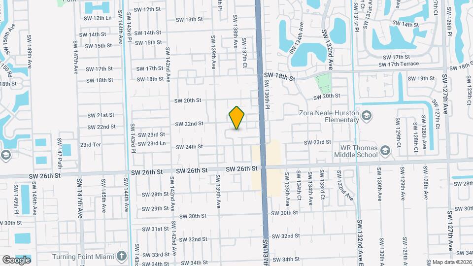 2222 SW 138th Ave Map and Location Details