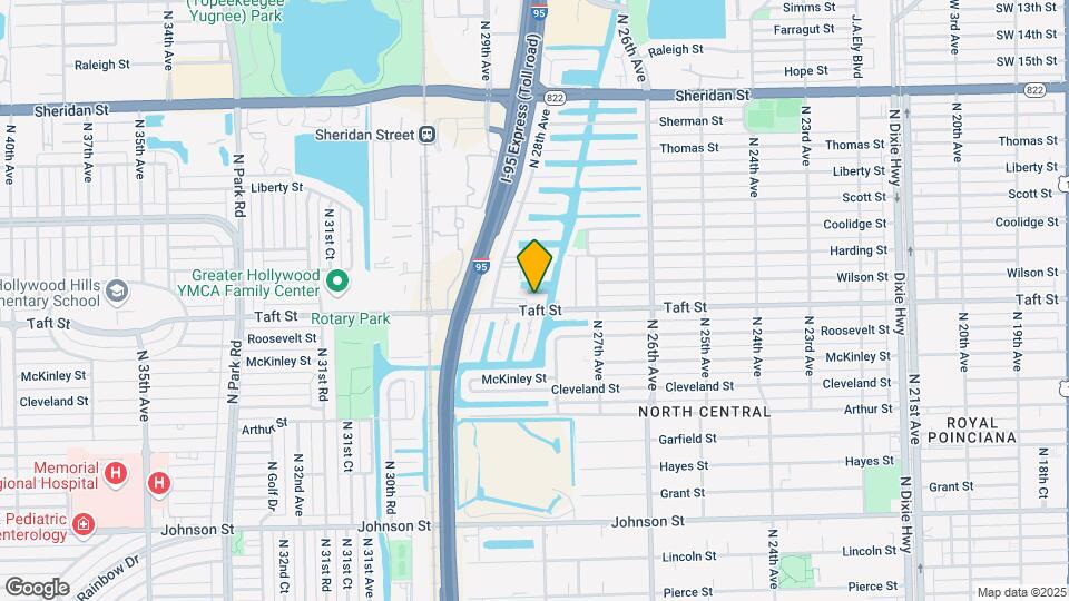 2741 Taft St Mapa y Detalles de la Ubicación