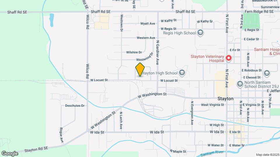 1335 W Locust St Map and Location Details