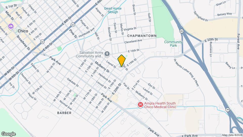 570 E 19th St Map and Location Details