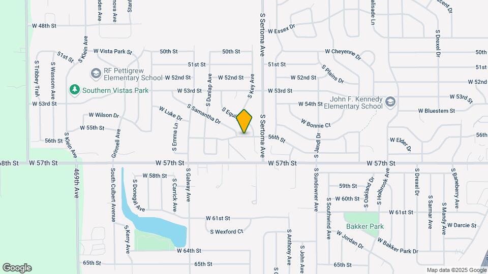 7025 W 56th St Map and Location Details