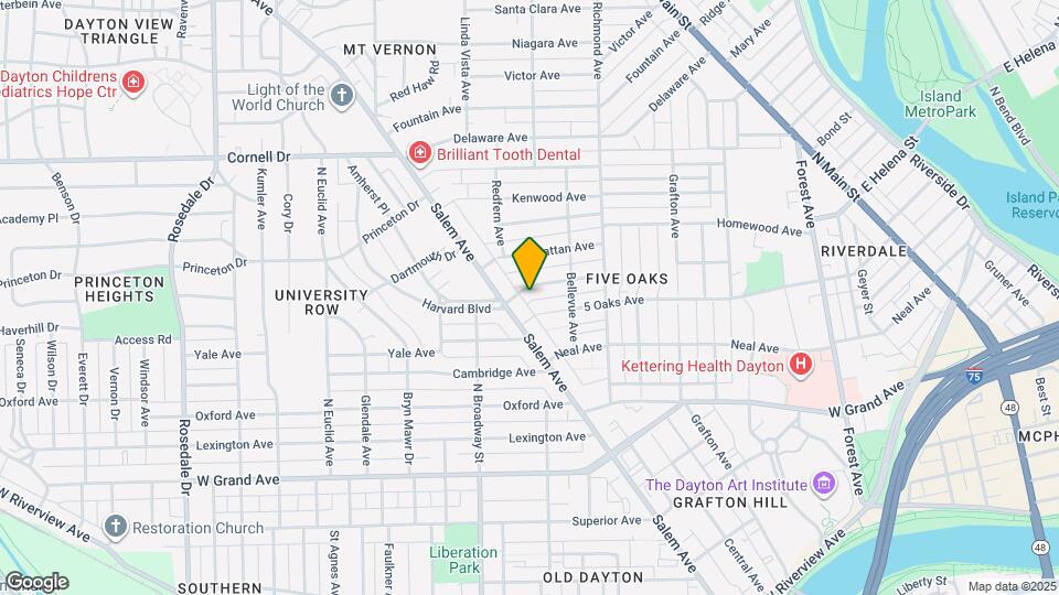 946 Harvard Blvd Map and Location Details