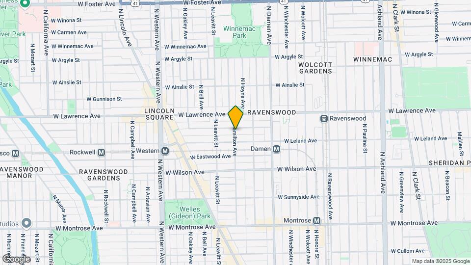 4715 N Hamilton Ave Map and Location Details