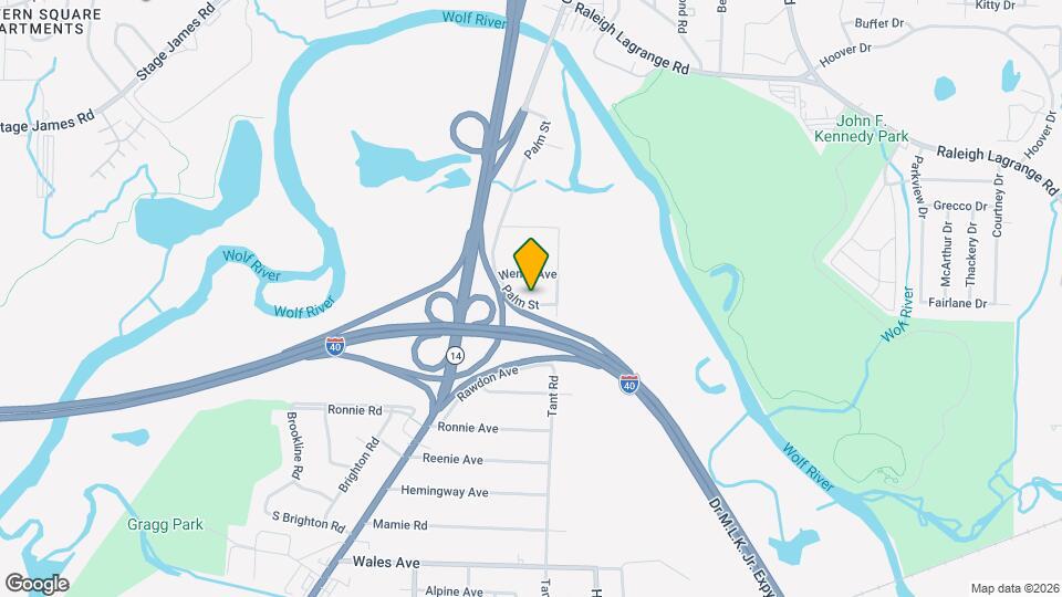 4120 Palm St Map and Location Details