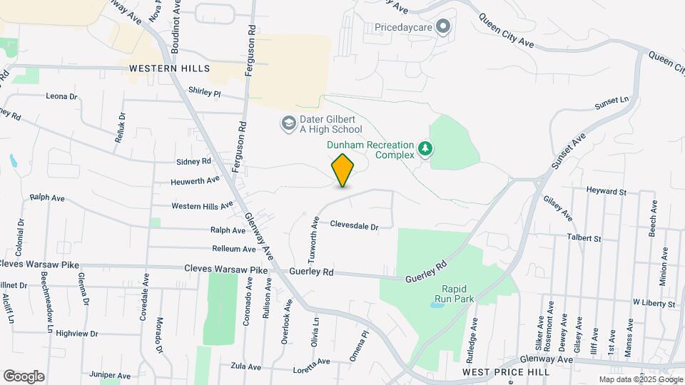 1723 Tuxworth Ave Map and Location Details