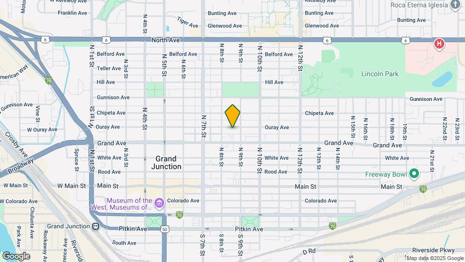 835 Ouray Ave Map and Location Details