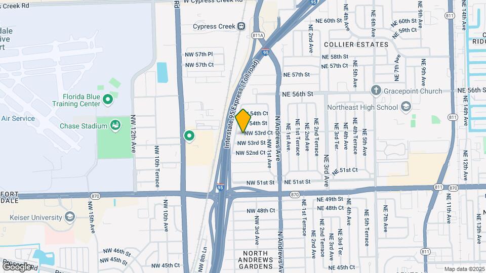 350 NW 53rd Ct Map and Location Details