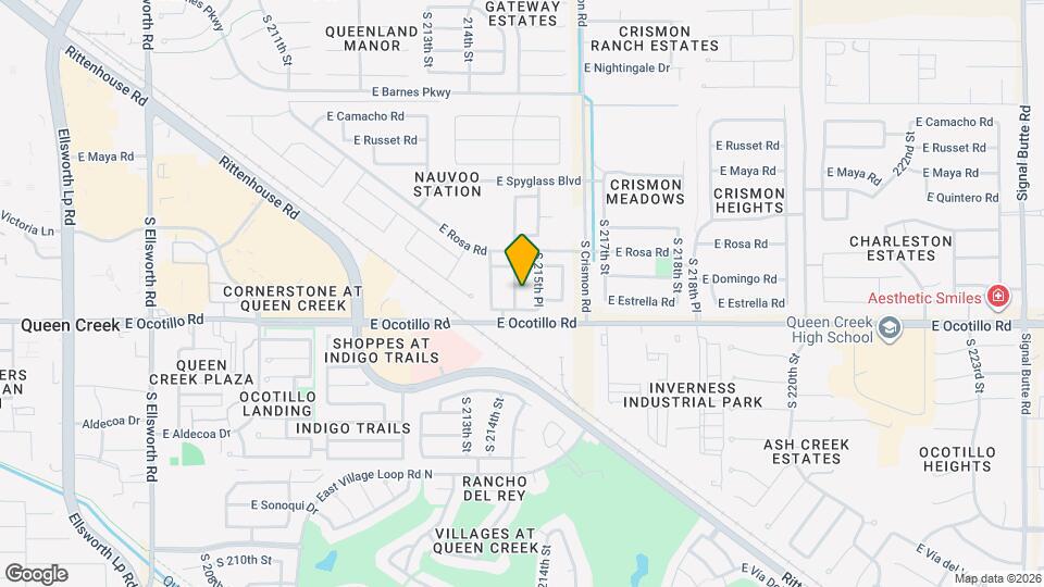 21899 S 215th St Mapa y Detalles de la Ubicación