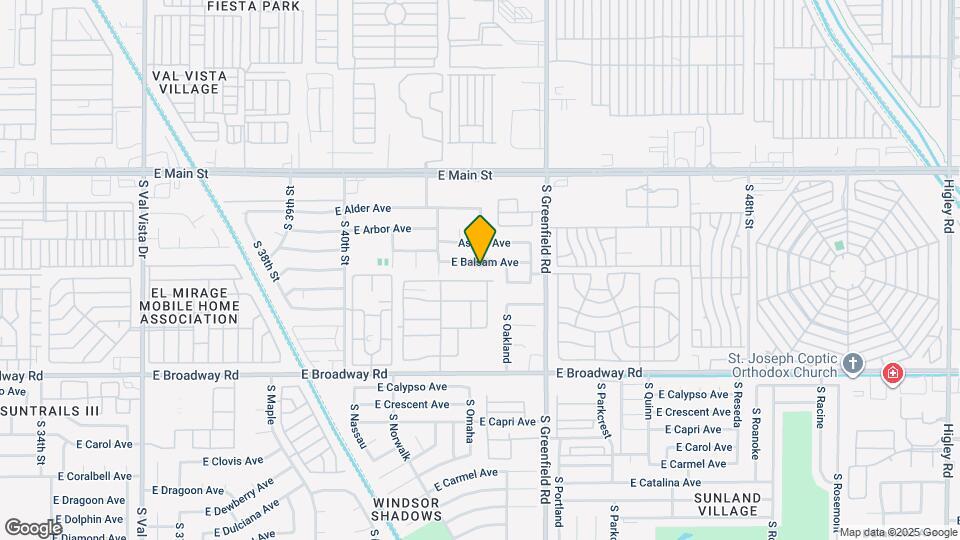 4243 E Balsam Ave Map and Location Details
