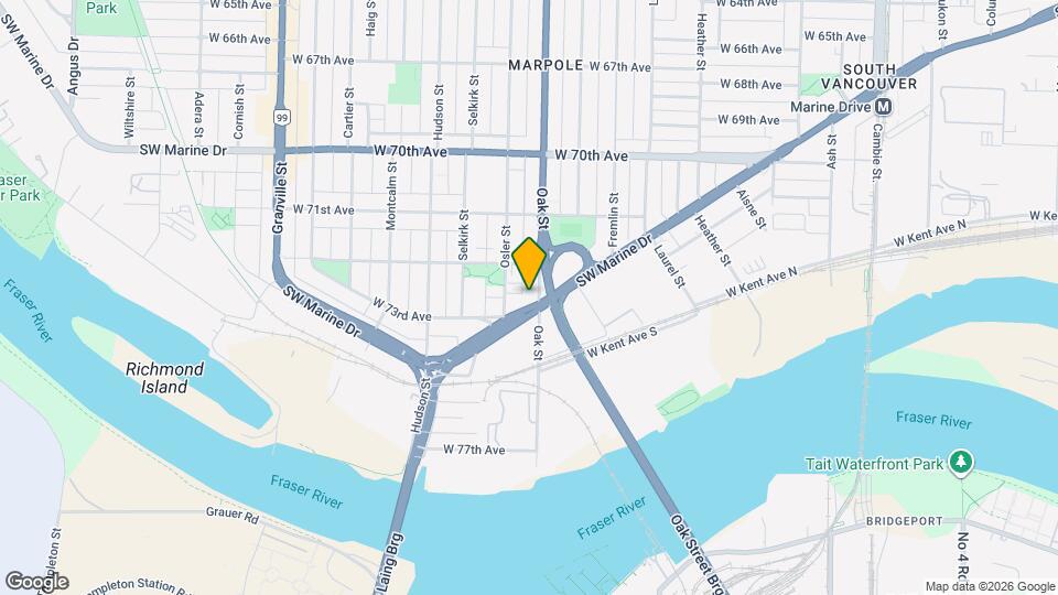 8888 Osler St Map and Location Details