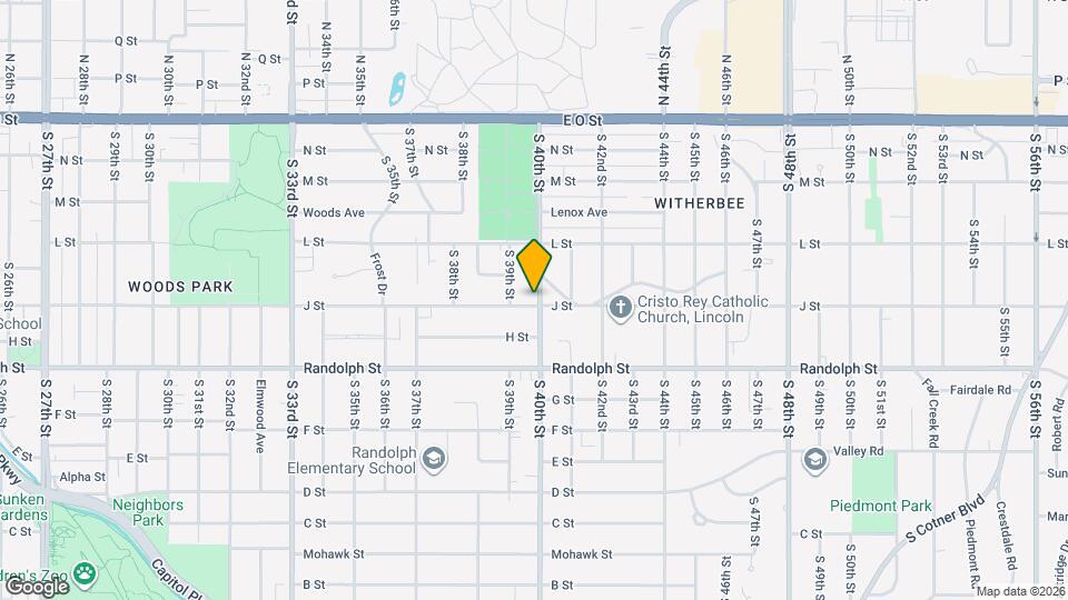 3940 J St Mapa y Detalles de la Ubicación