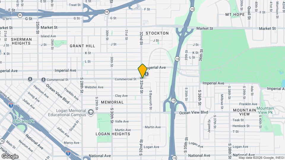 105 S 32nd St Map and Location Details