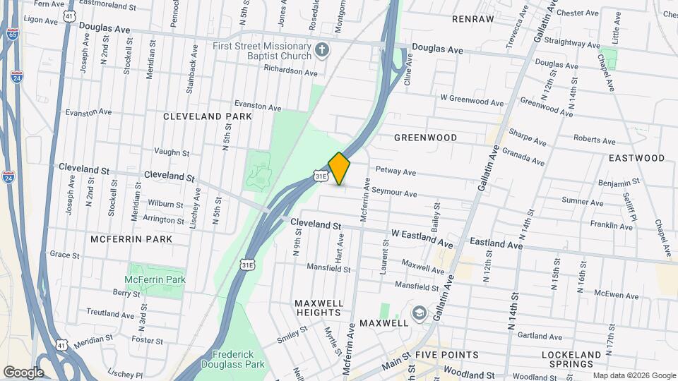 836 Seymour Ave Map and Location Details