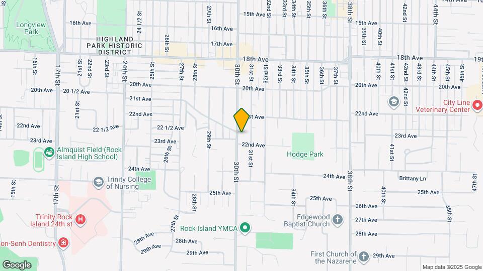 2139 30th St Map and Location Details