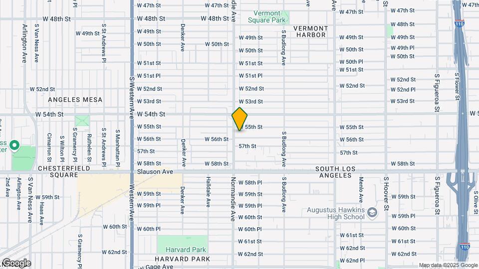1347 W 56th St Map and Location Details