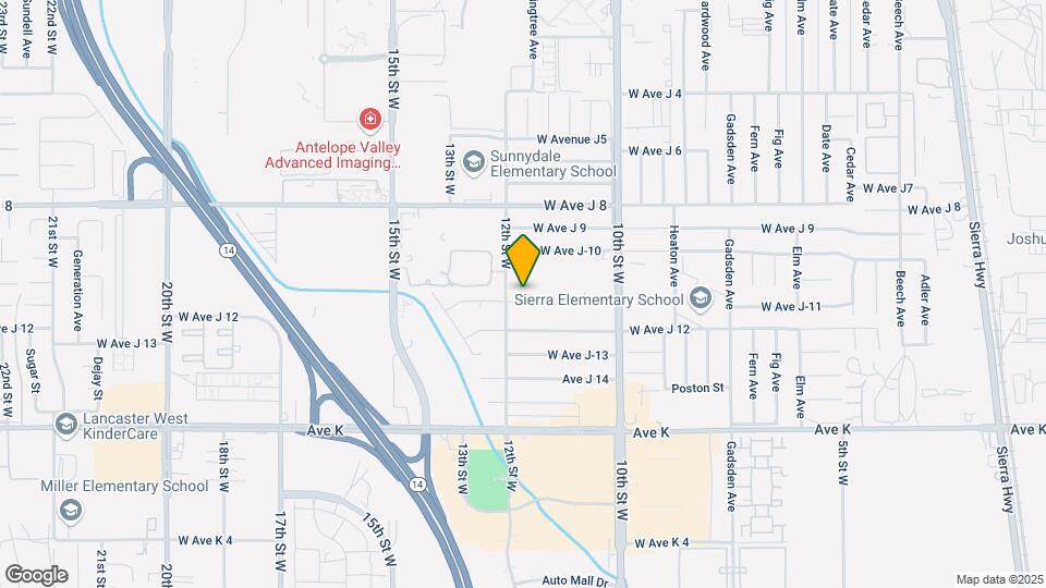 1177 W Ave J-11 Map and Location Details