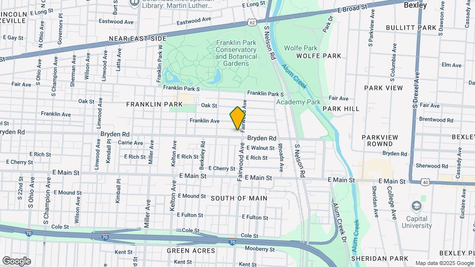 1744 Bryden Rd, Unit 1744 Map and Location Details