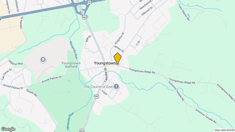 1007 Youngstown Ridge Rd Map and Location Details