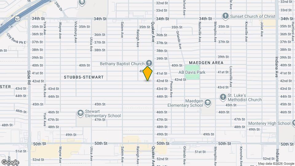 4407 42nd St Mapa y Detalles de la Ubicación