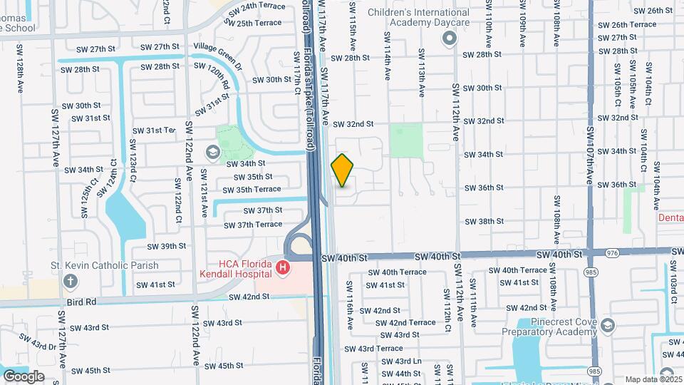 3611 SW 117th Ave Map and Location Details