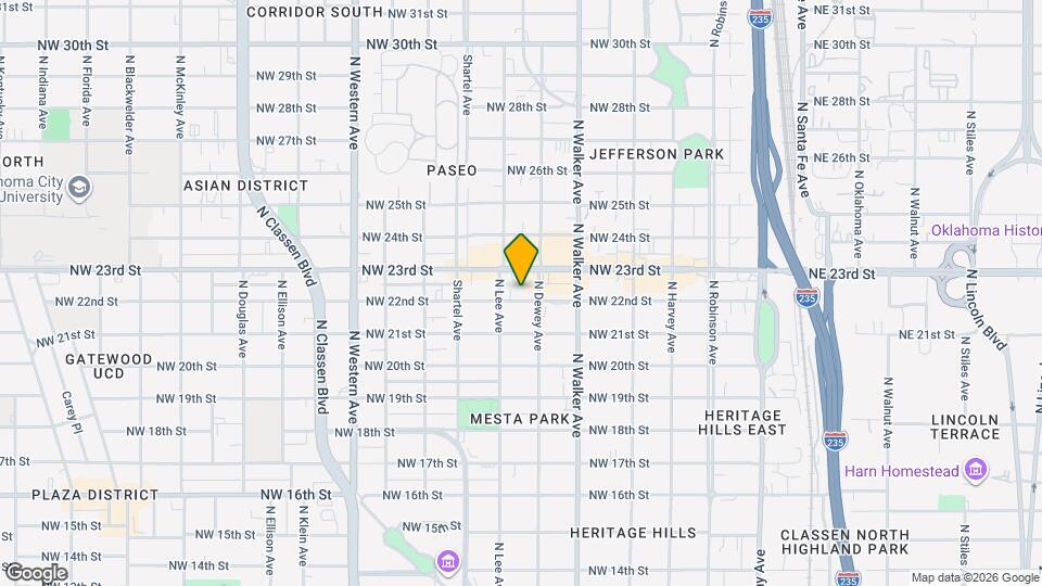 617 NW 22nd St Map and Location Details