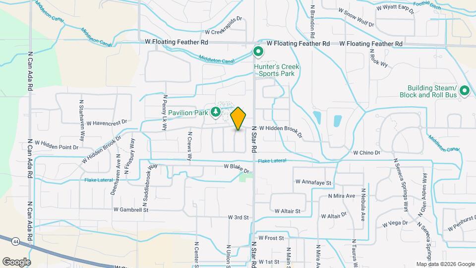 950 N Pine Brook Way Map and Location Details