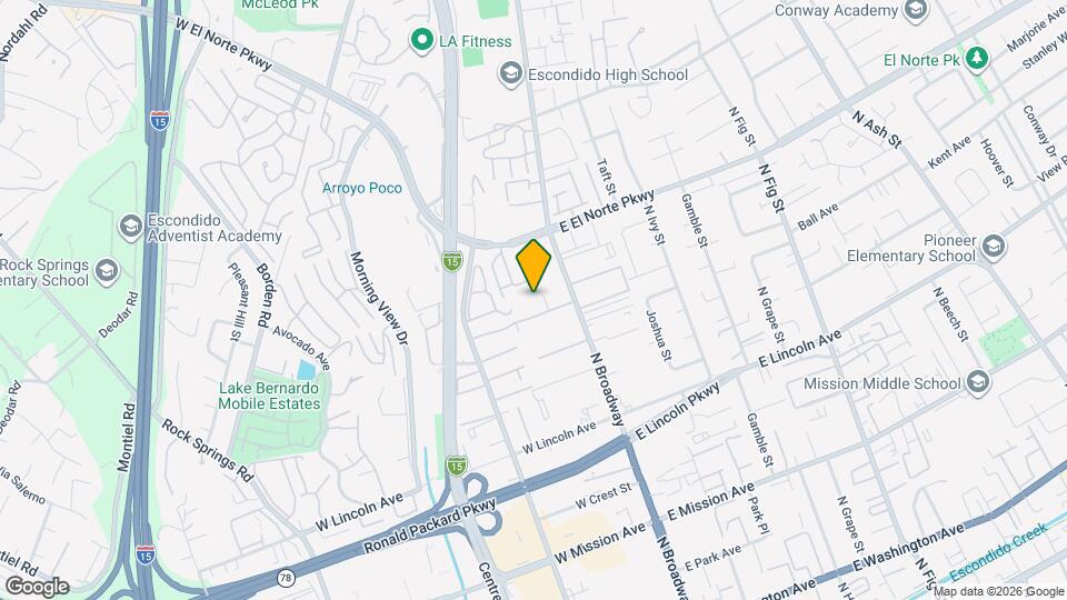 160 Espanas Glen Map and Location Details