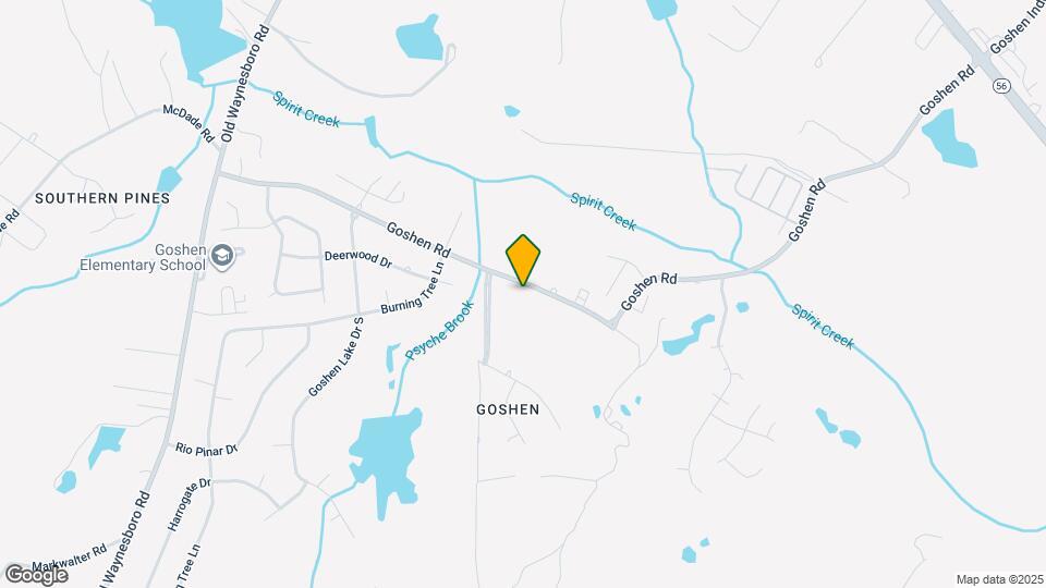 1674 Goshen Rd Map and Location Details