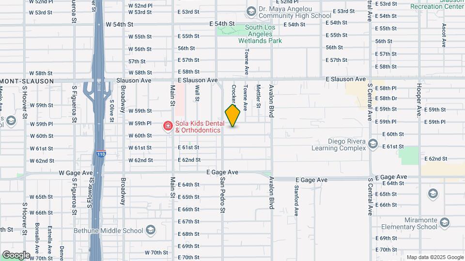325-327 E 60th St Mapa y Detalles de la Ubicación