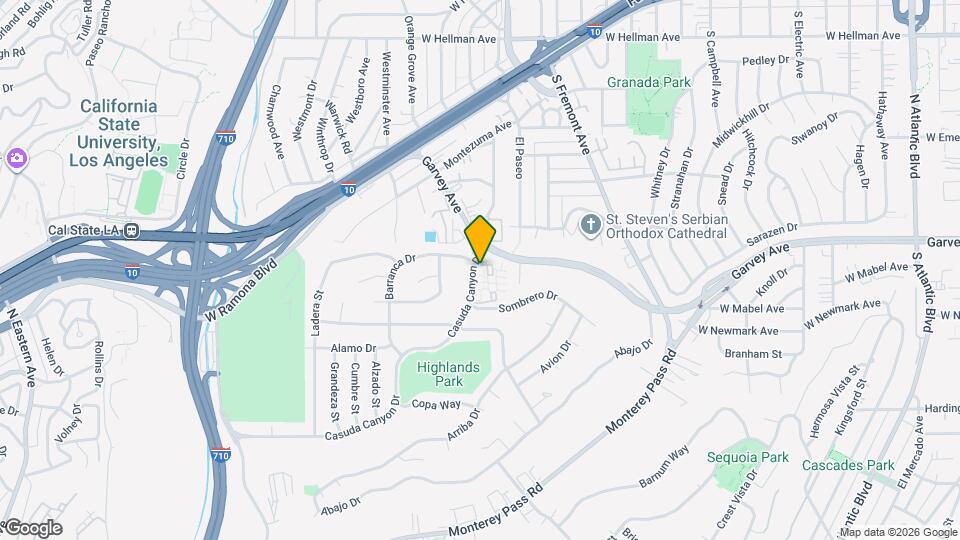 126 Casuda Canyon Dr, Unit D Mapa y Detalles de la Ubicación