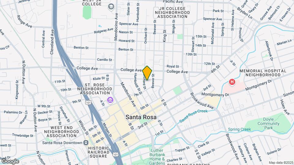 526 Orchard St Map and Location Details