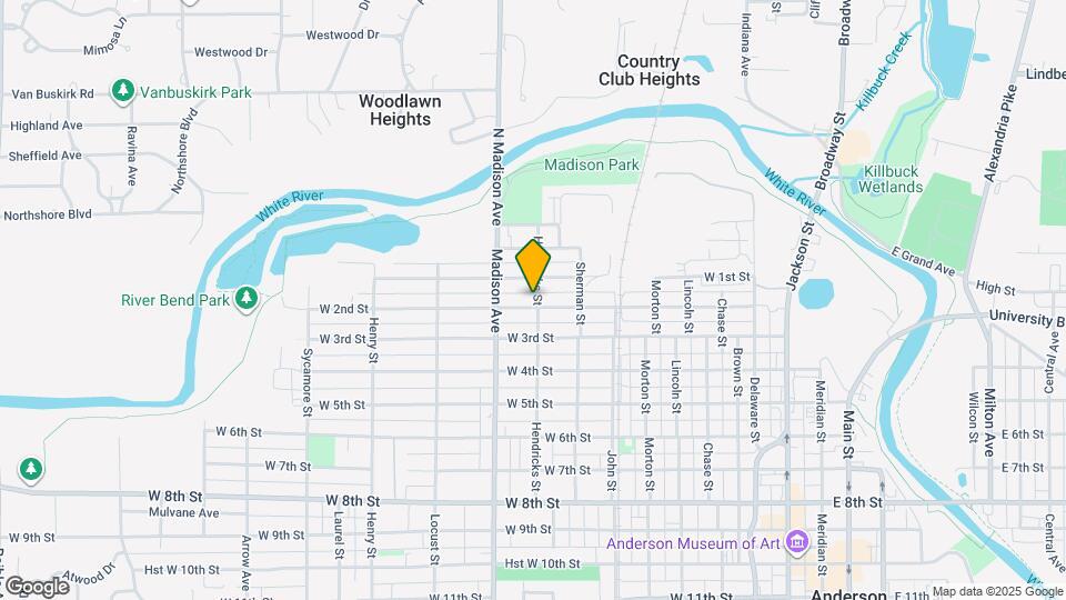 902 W 2nd St Map and Location Details