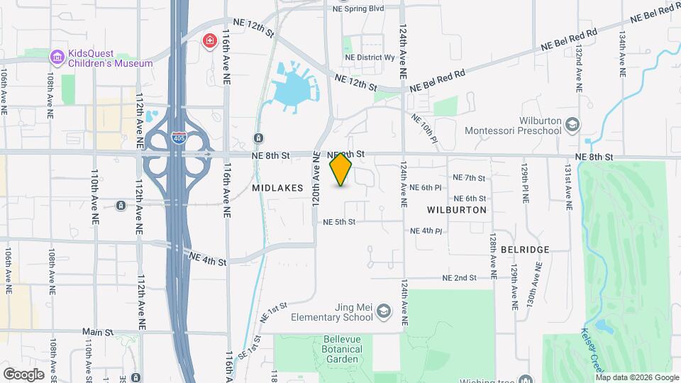 701 122nd Ave NE, Unit 205 Map and Location Details