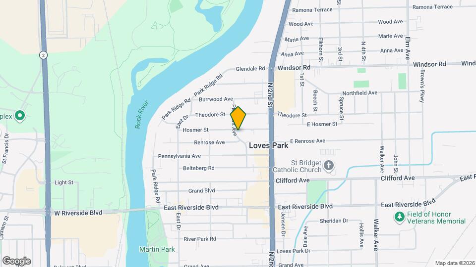 6209 Pleasant Ave Map and Location Details