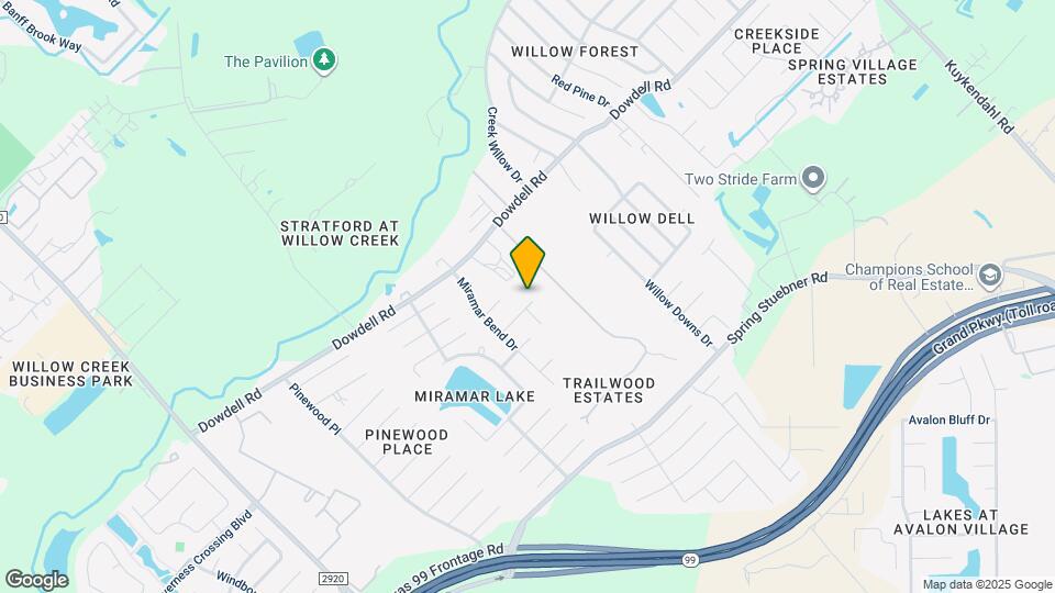 8102 Sutton Crest Dr Map and Location Details