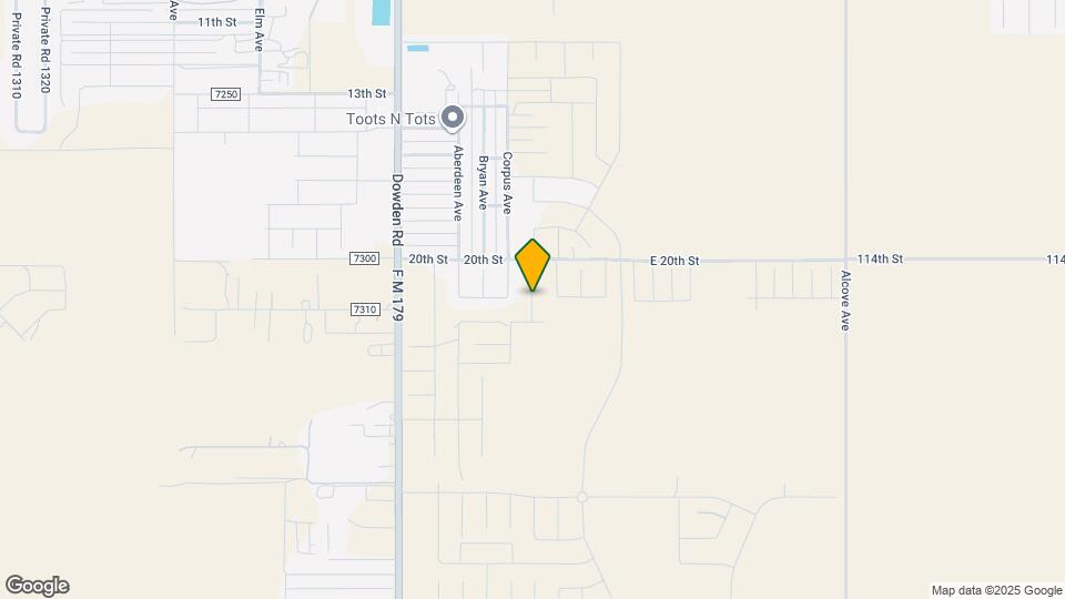 2025 Cottonwood Ave Map and Location Details